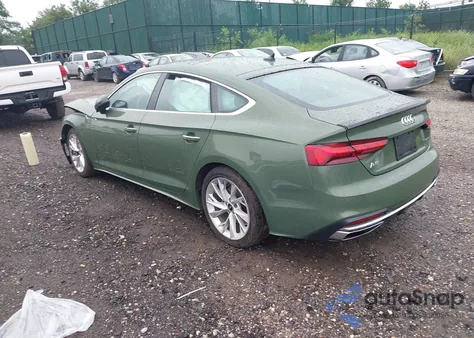2021 Audi A5 Sportback Premium 40 Tfsi Quattro S Tronic из США, поврежденный, VIN WAUABCF51MA033525